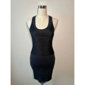 ALEXANDERWANG FRINGE TANK DRESS BLACK